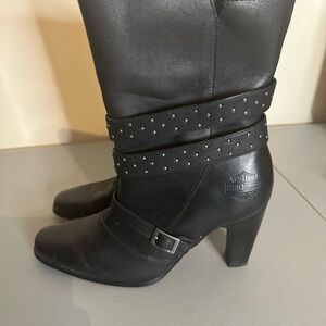 Harley-Davidson Women's Black Heeled Boots